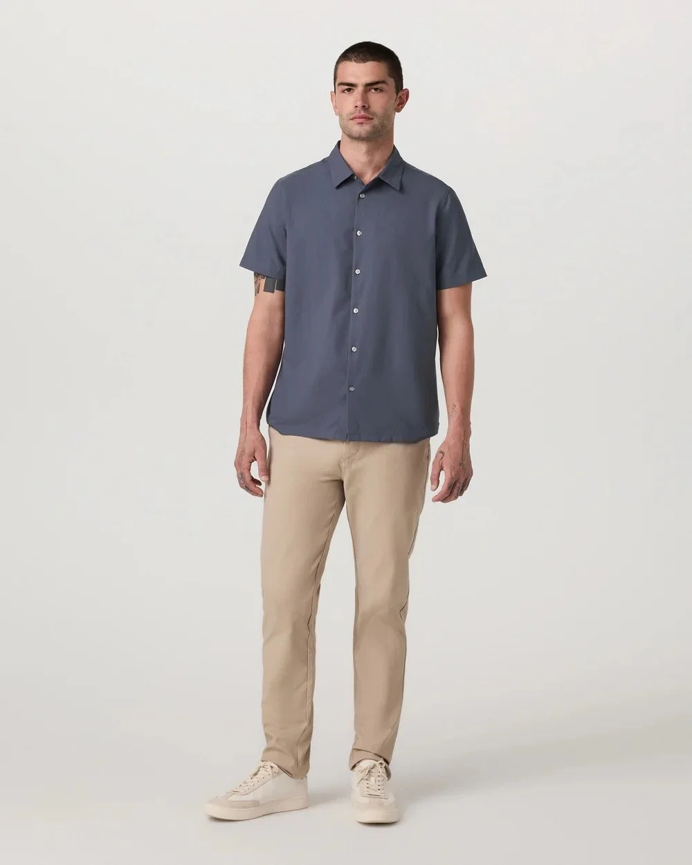 Short Sleeve Manhattan Button Down