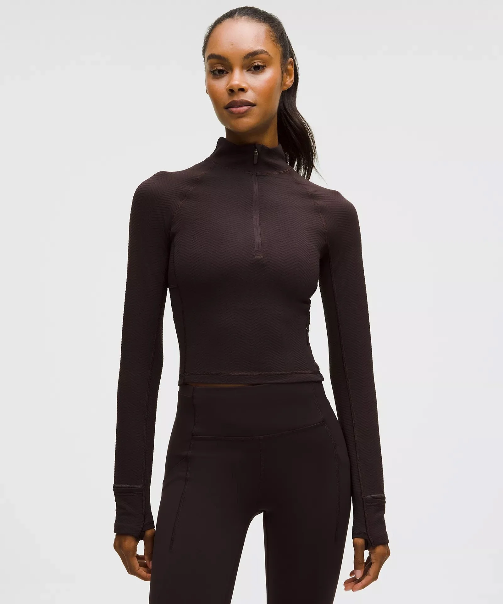 It's Rulu Cropped Half Zip