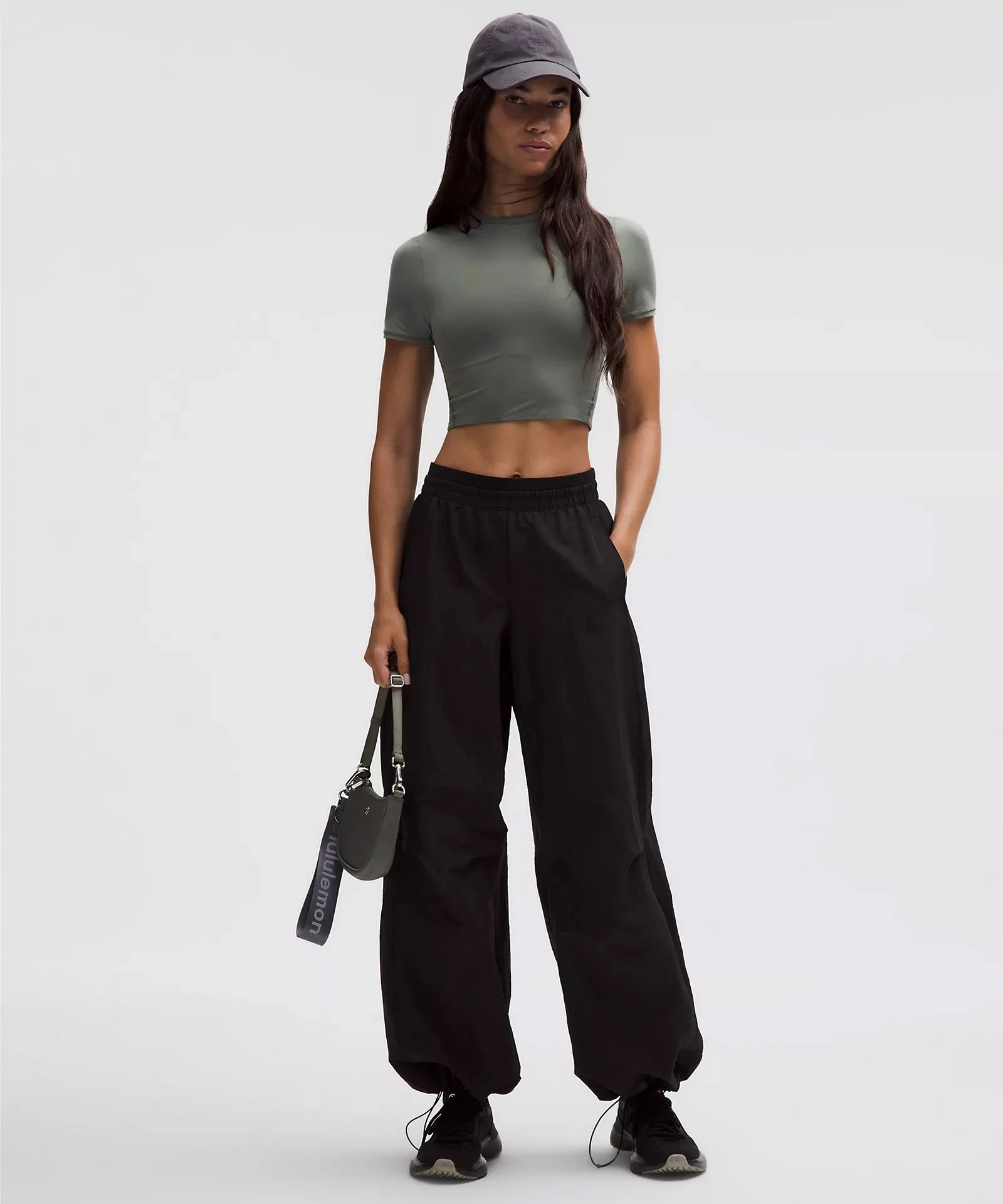 Wundermost Ultra-Soft Nulu Crewneck Cropped T-Shirt