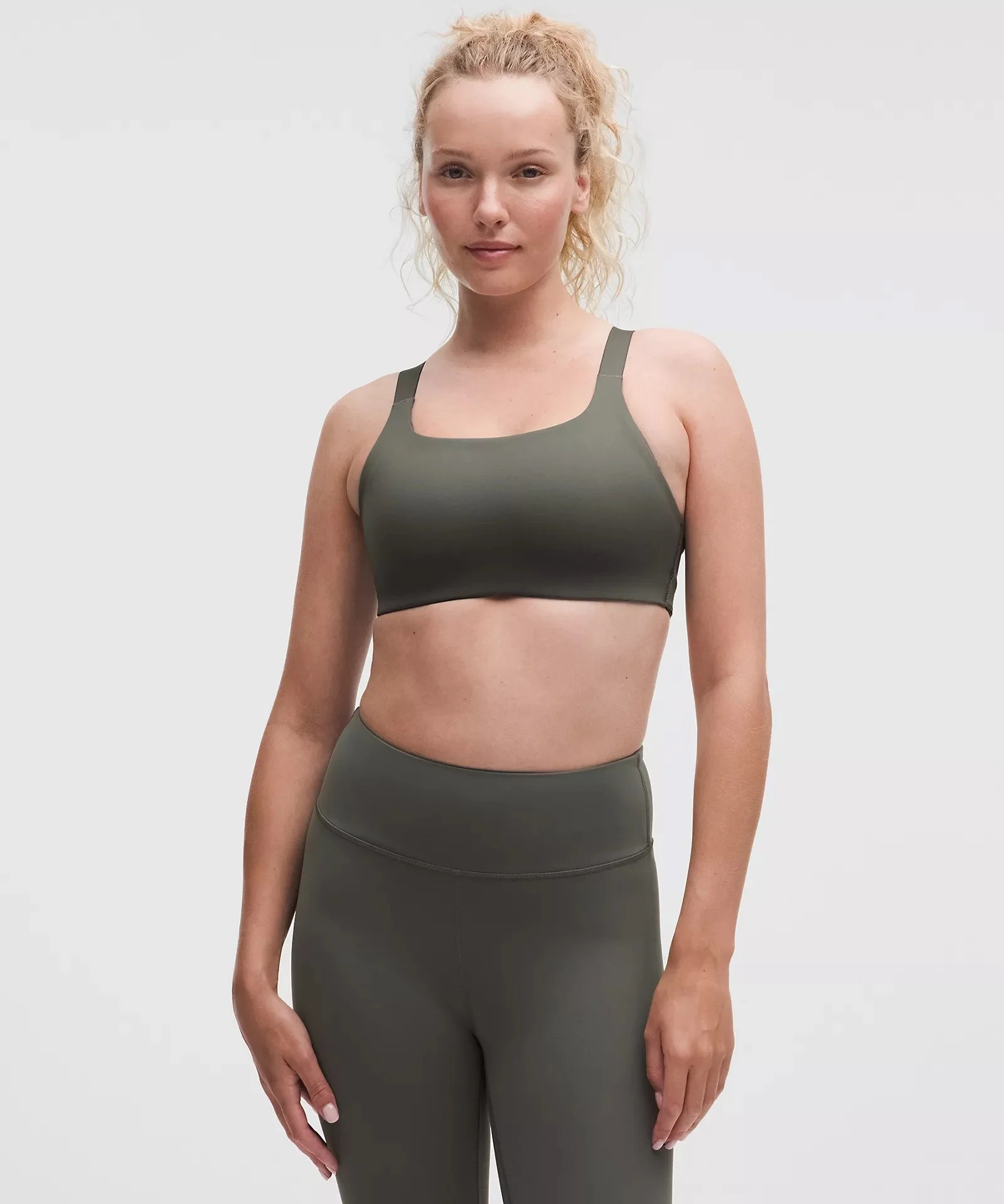 Ultralu Square-Neck Workout Bra - B/C Cup