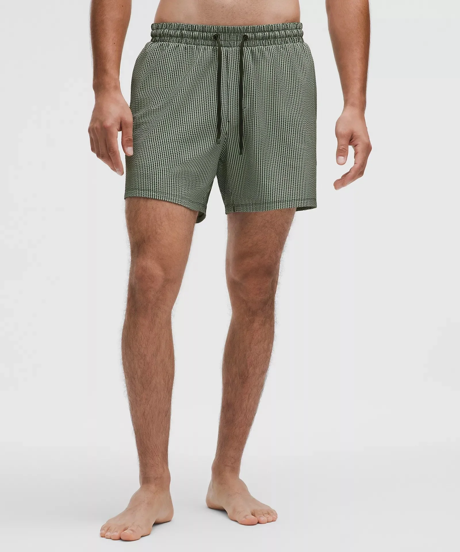 Textured Linerless Swim Short 5"