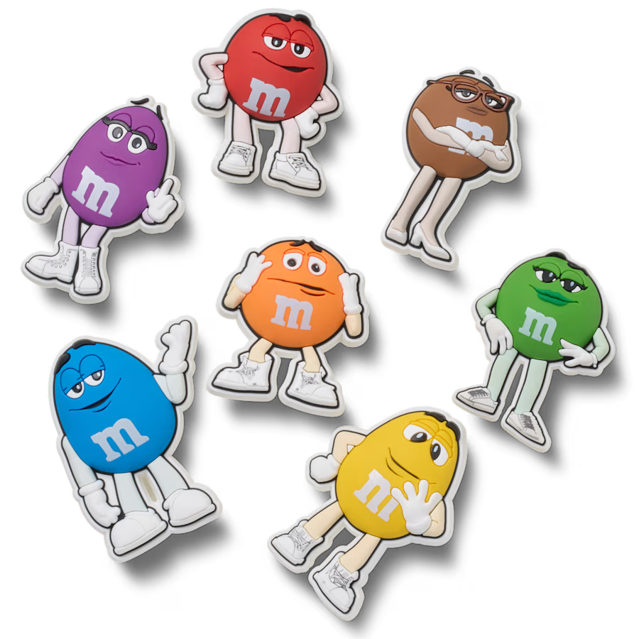 M&amp;M'S 7 Pack Character Jibbitz Charms