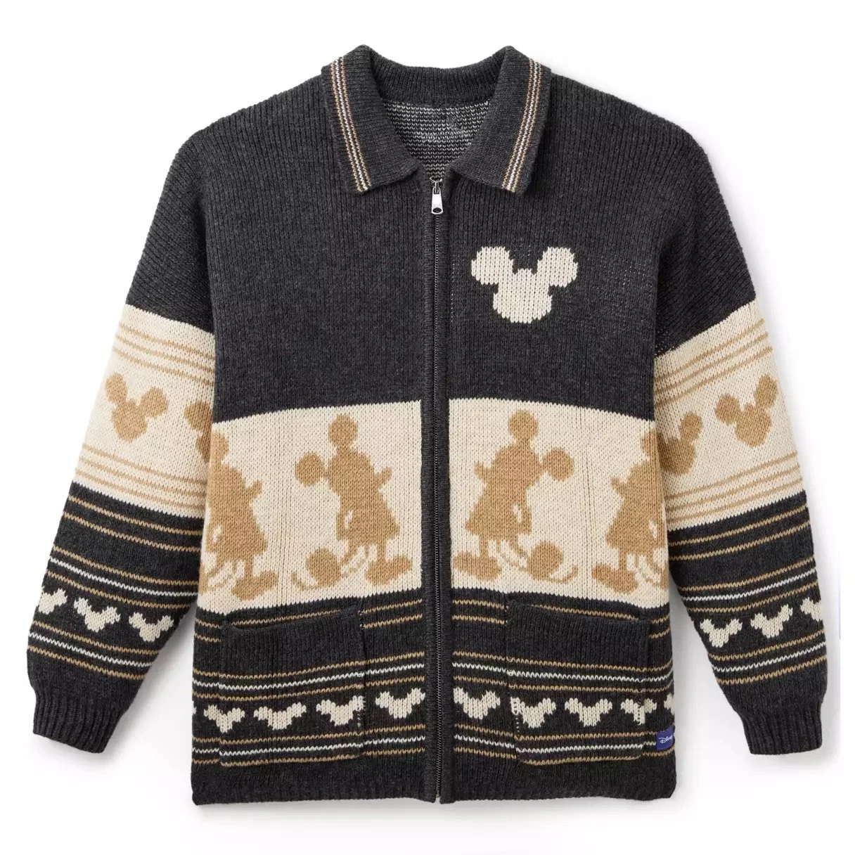 Spirit Jersey Mickey Zip Sweater