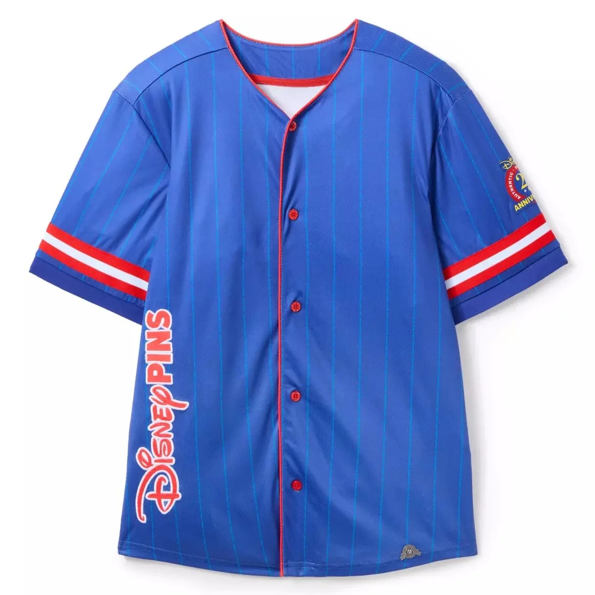 Disney Pin Trading 25th Anniversary Baseball Jersey
