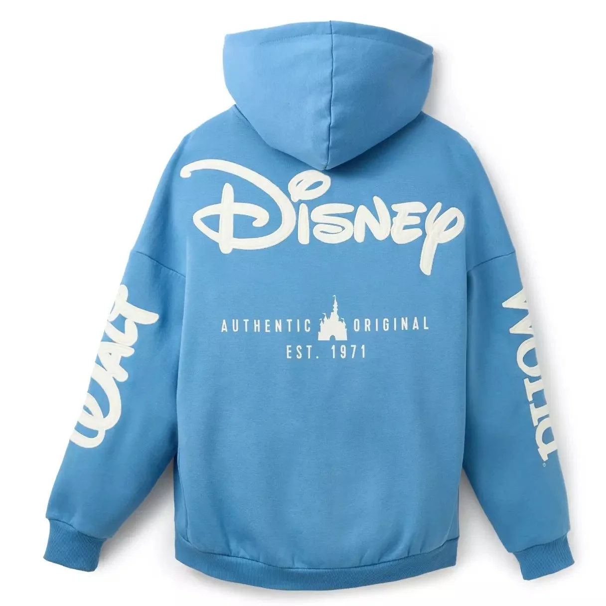 WDW Logo Light Blue Zip Hoodie