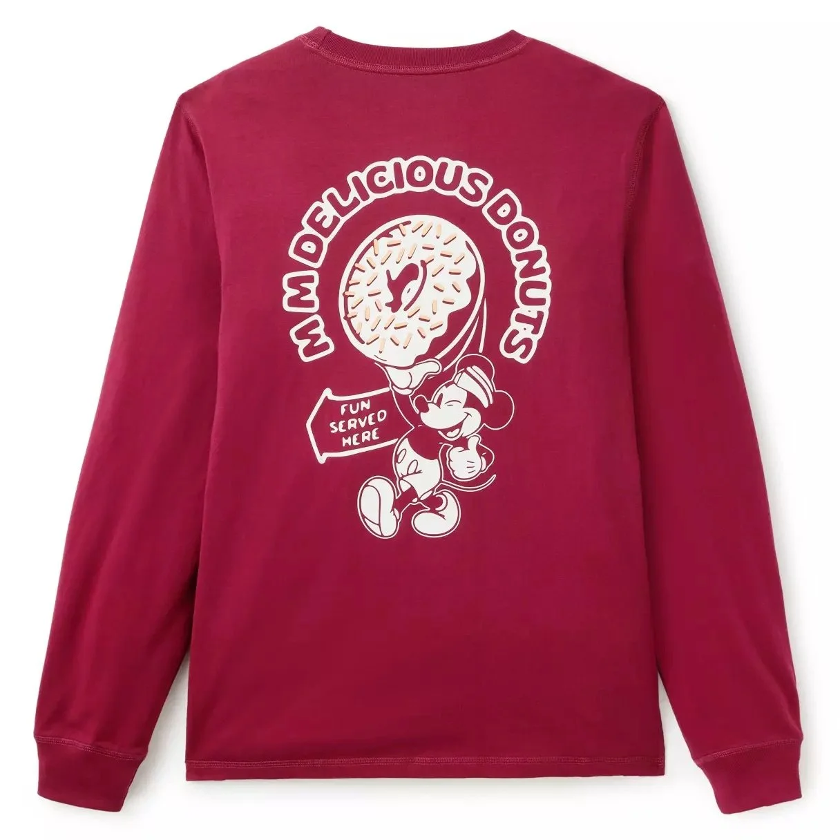 Mickey “Delicious Donuts” Long Sleeve T-Shirt