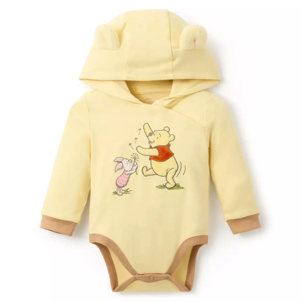 Pooh &amp; Piglet Hooded Bodysuit