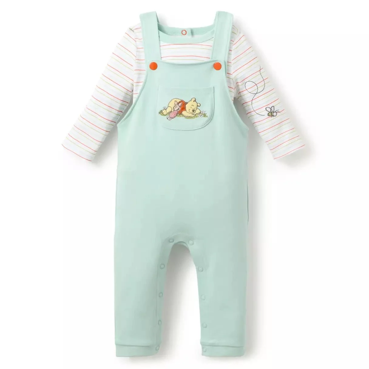Pooh &amp; Piglet Overalls Set