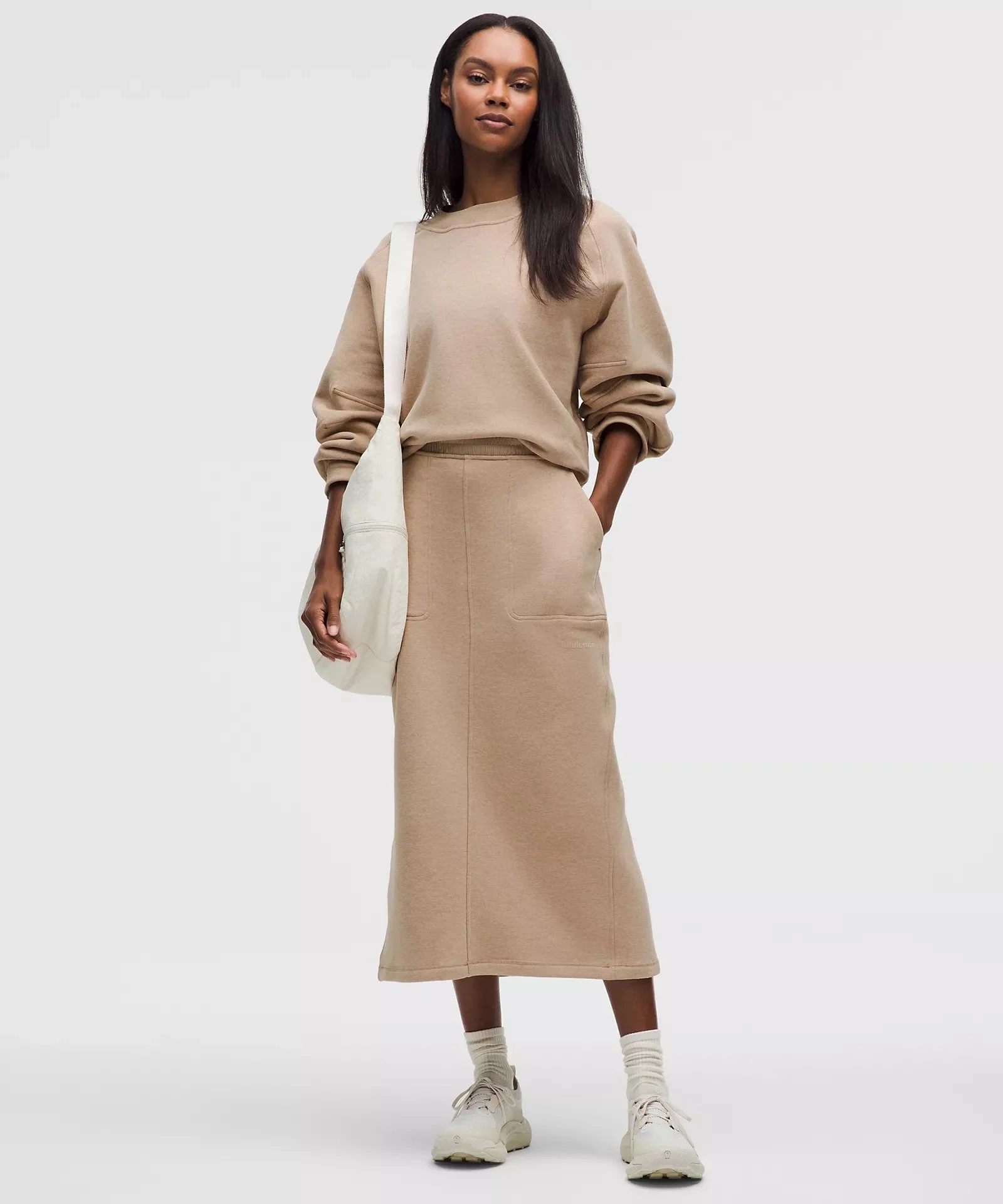 Loungeful High-Rise Midi Skirt