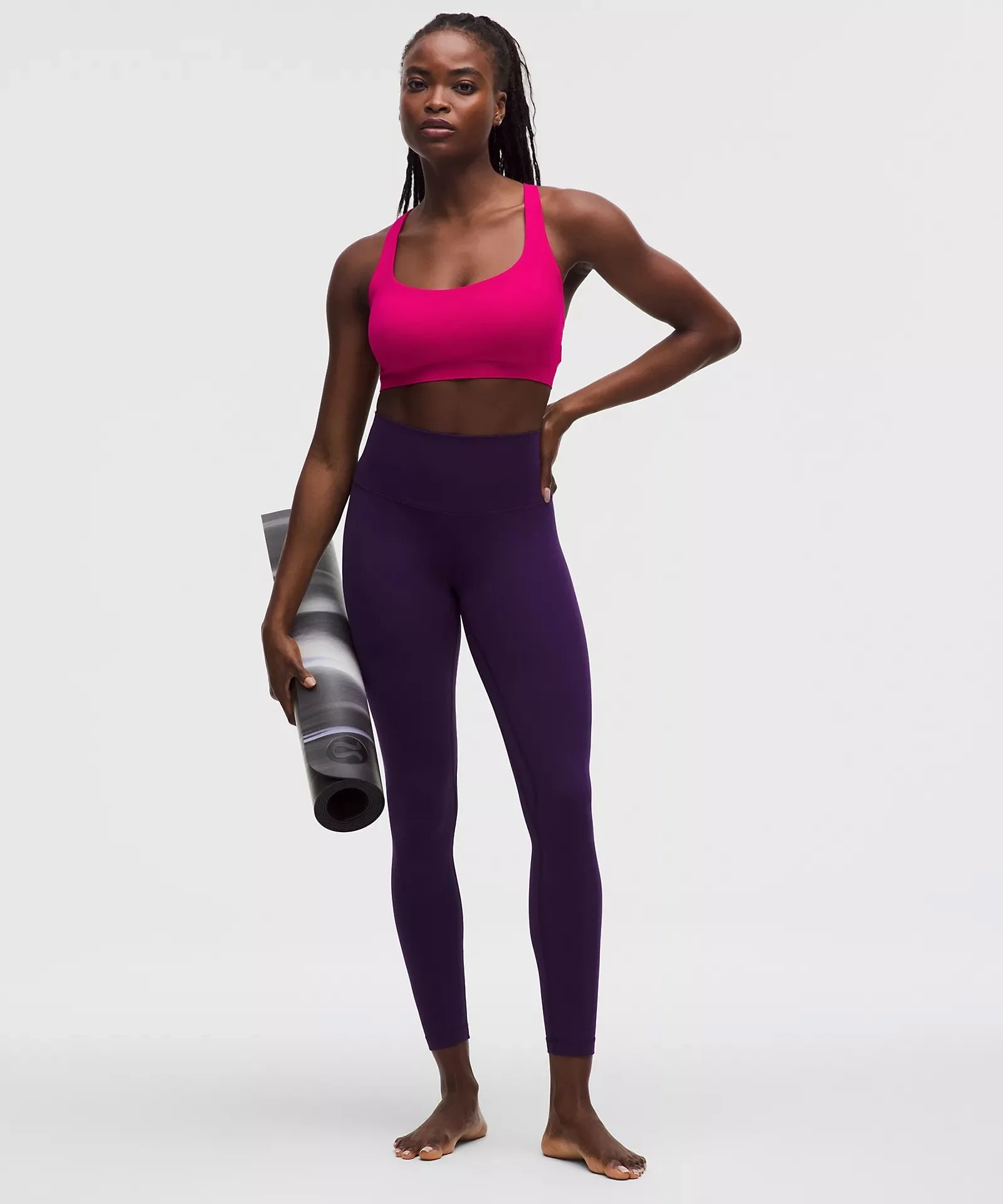 FlexyFlex Strappy Yoga Bra - D-DDD Cups
