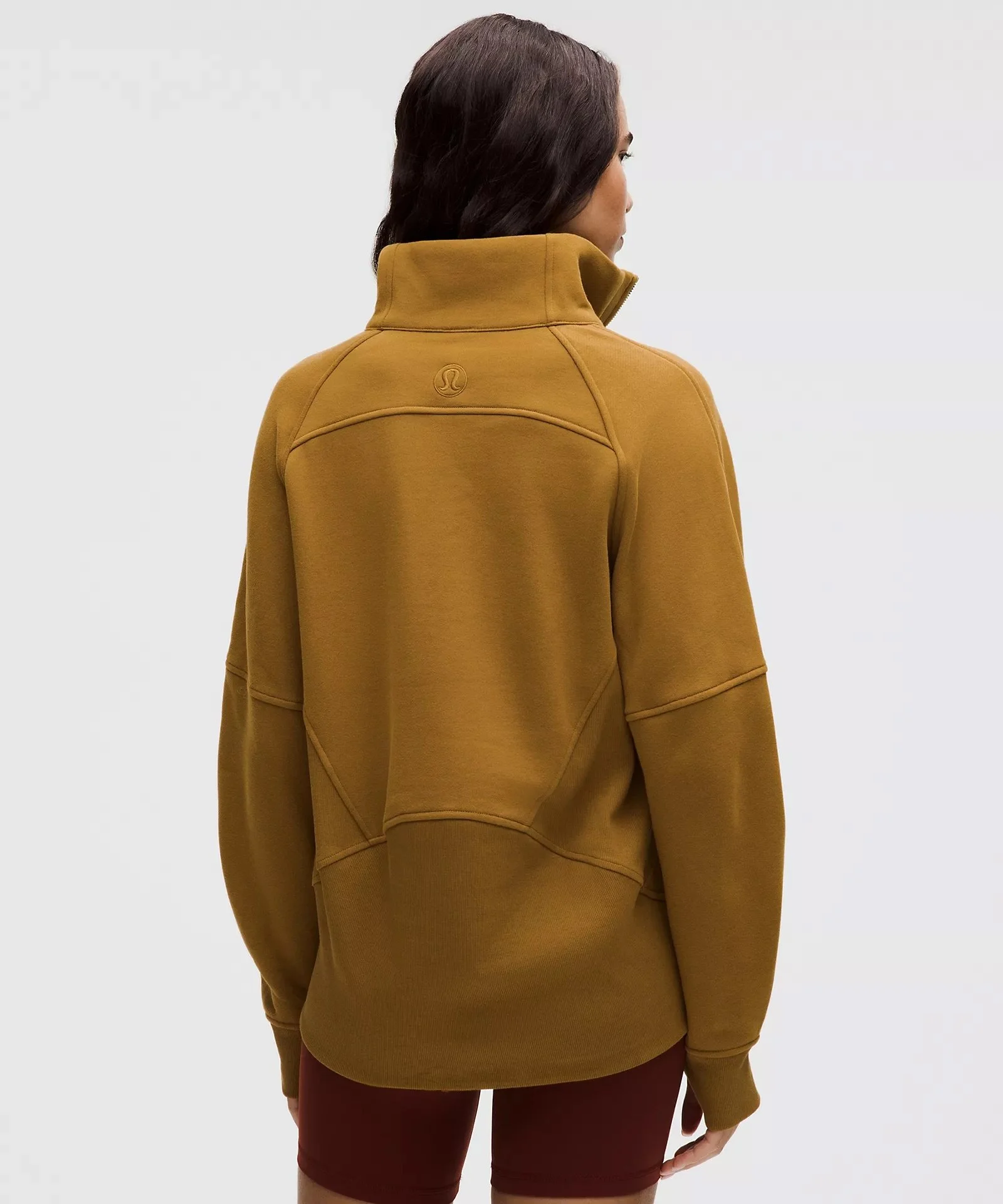 Scuba Oversized Funnel-Neck Half Zip