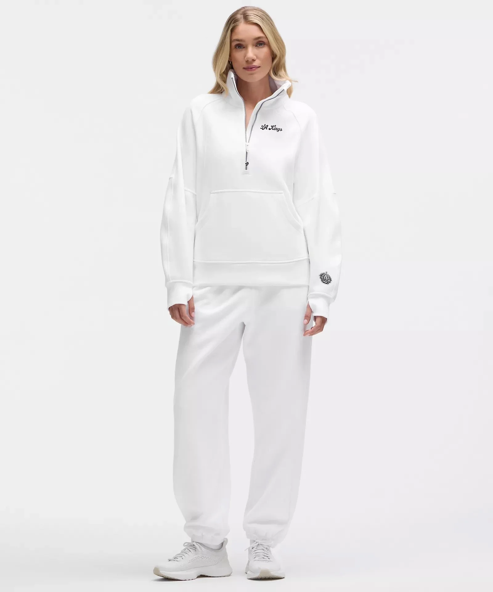 Los Angeles Kings Scuba Oversized Funnel-Neck Half Zip Long