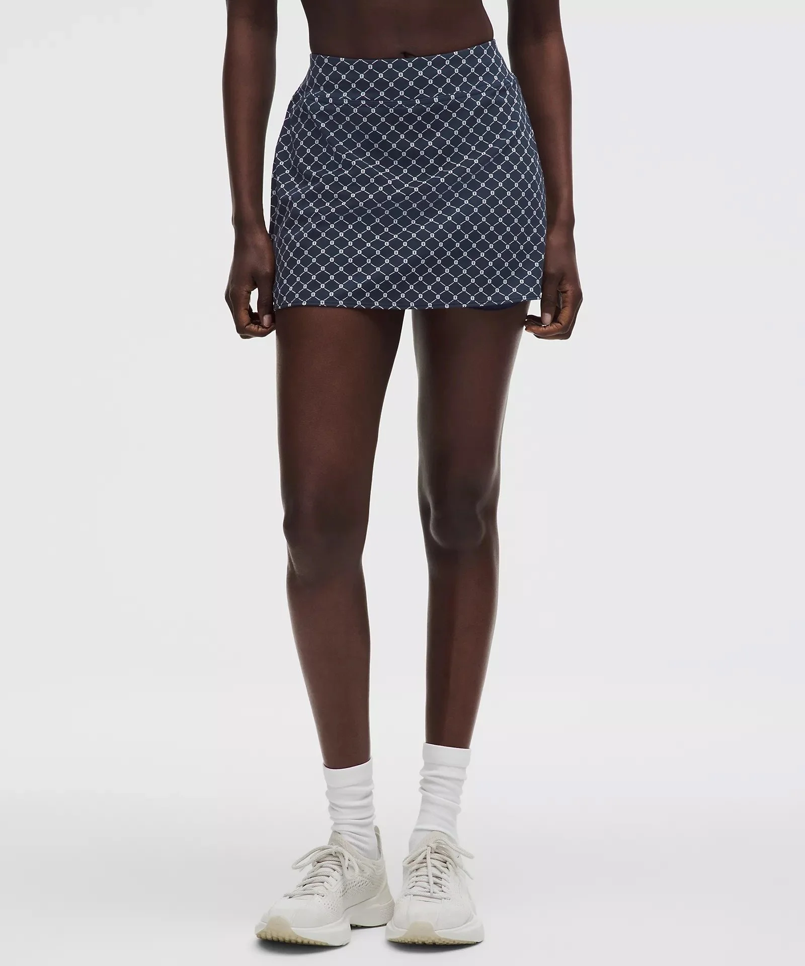 High-Rise Mini Skirt - Blue