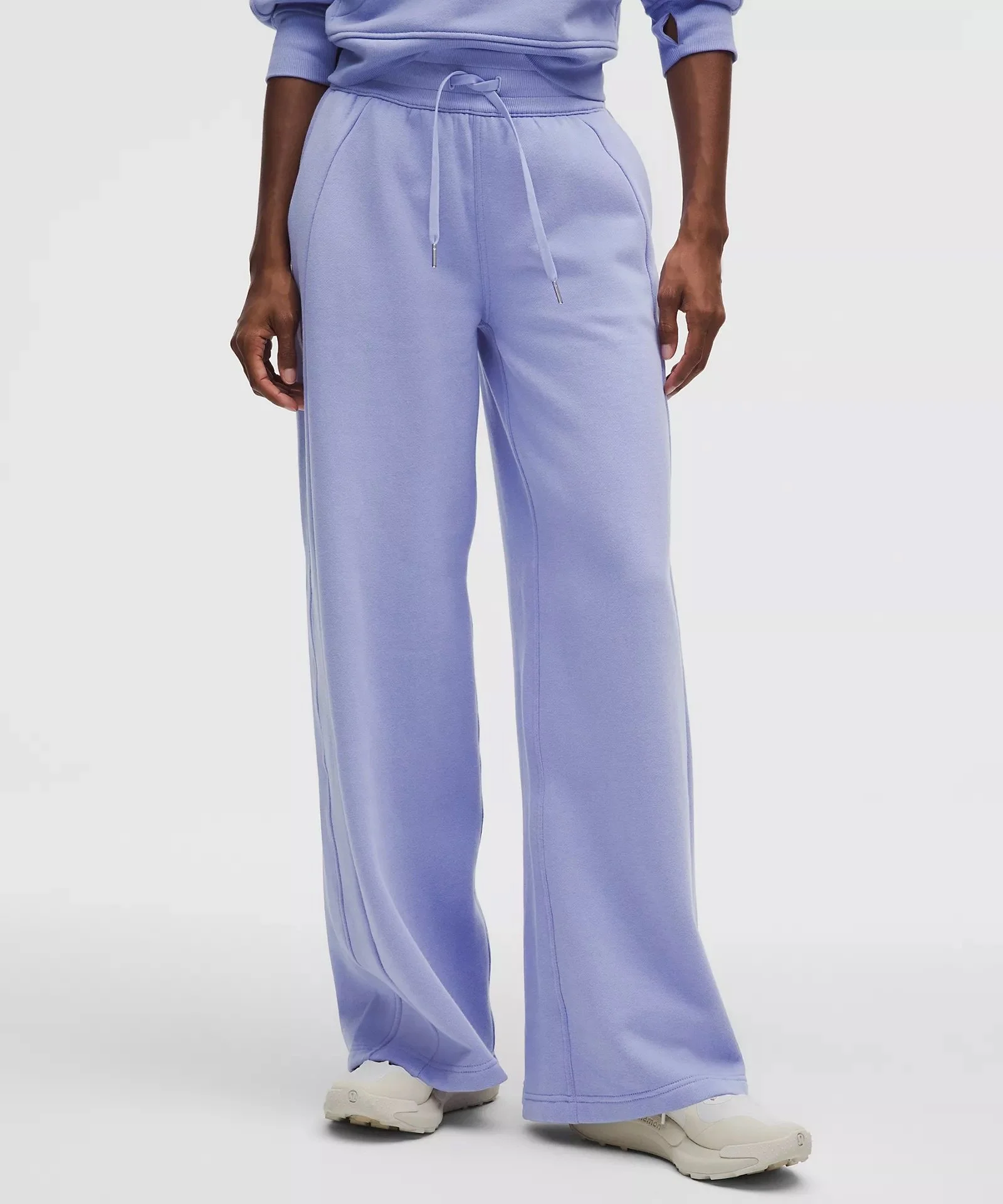 Scuba Mid-Rise Wide-Leg Pant
