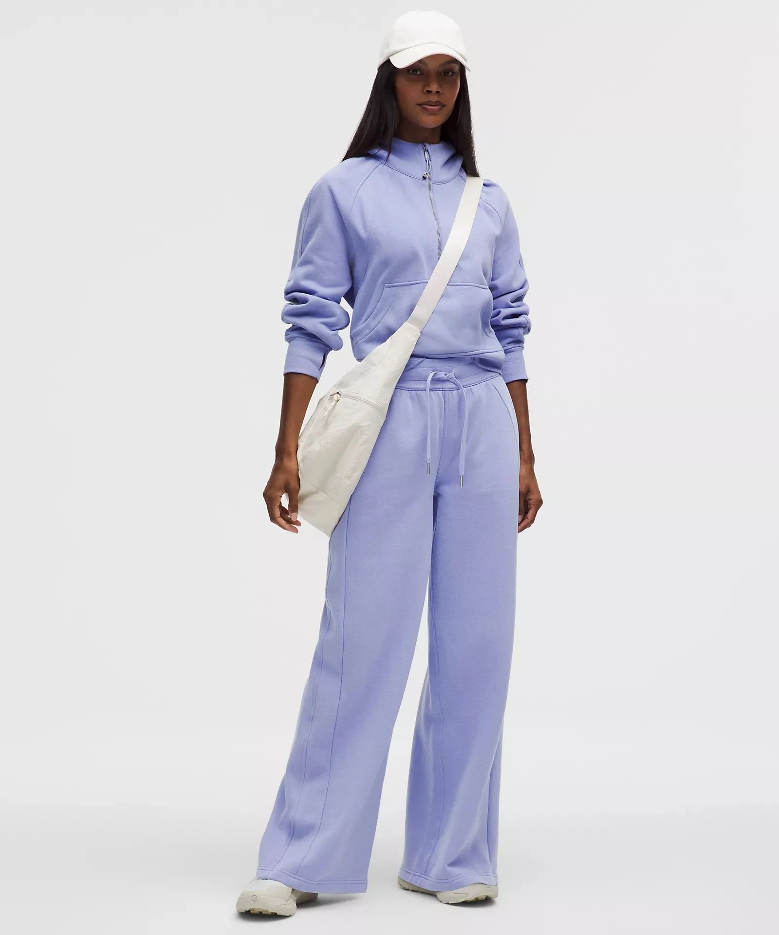 Scuba Mid-Rise Wide-Leg Pant