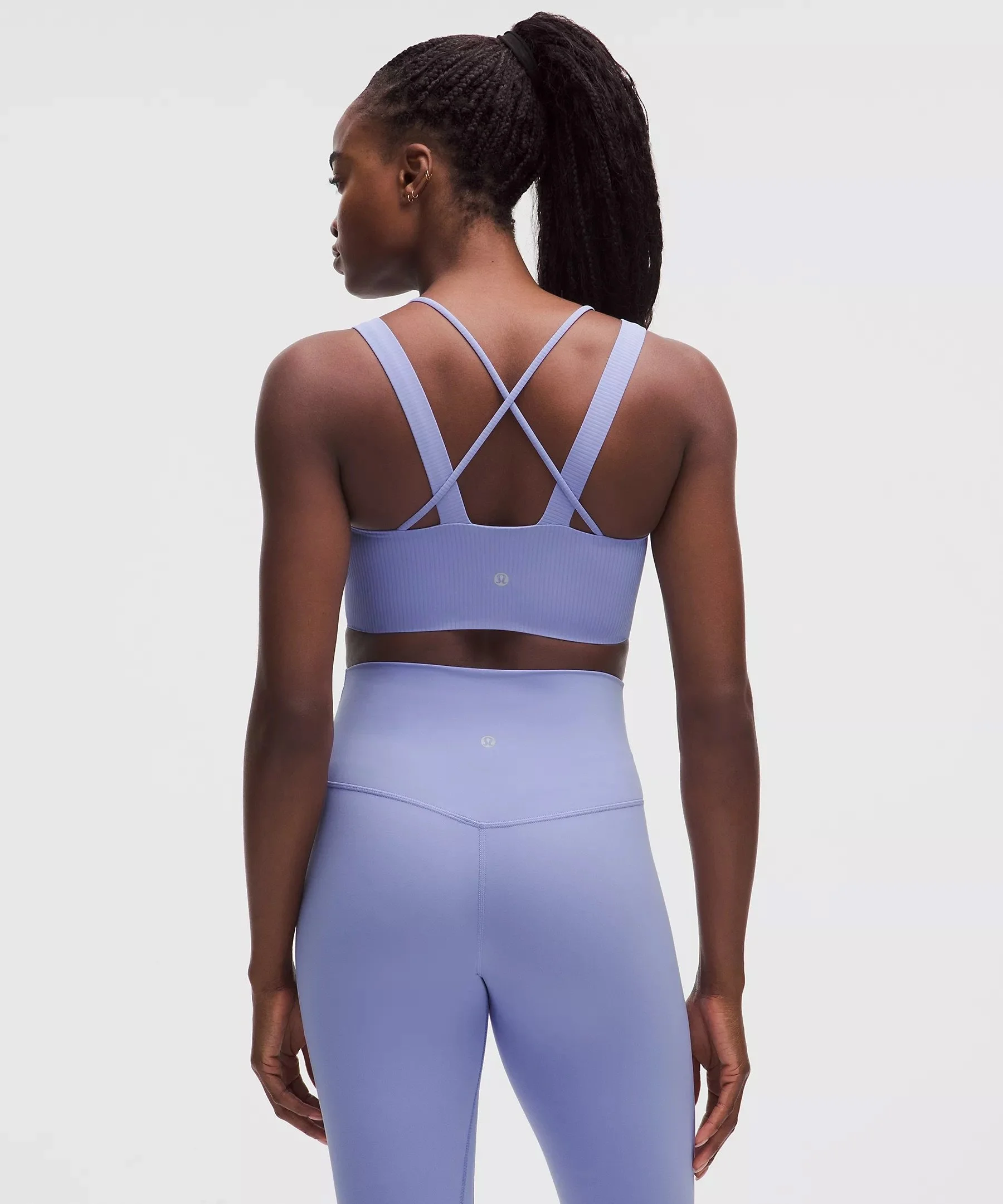 Like a Cloud Ribbed Longline Bra D/DD Cup