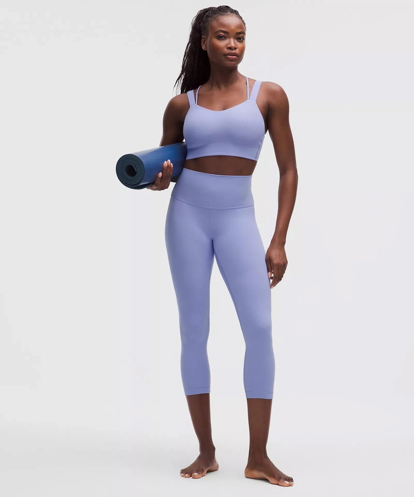 Like a Cloud Ribbed Longline Bra D/DD Cup