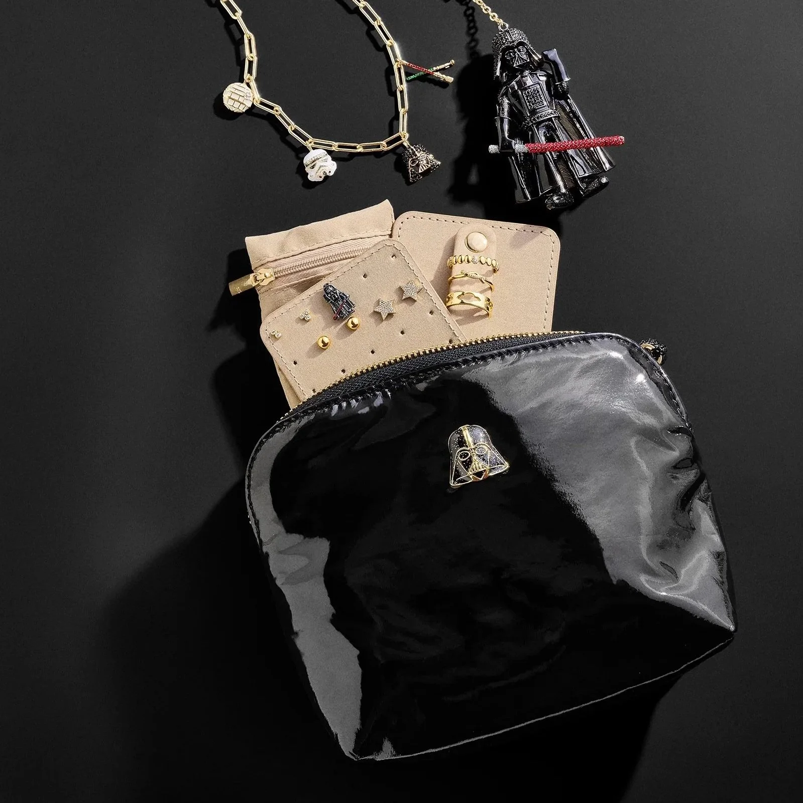 New BaubleBar Star Wars Jewelry Storage Pouch Collection