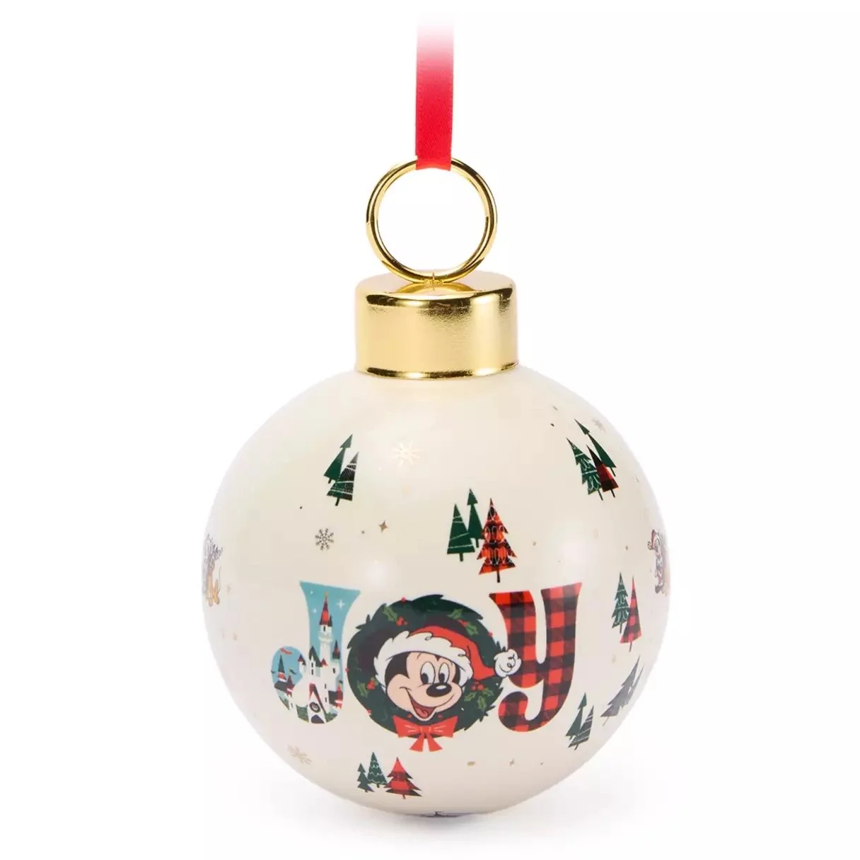 Santa Mickey “Joy” Ornament