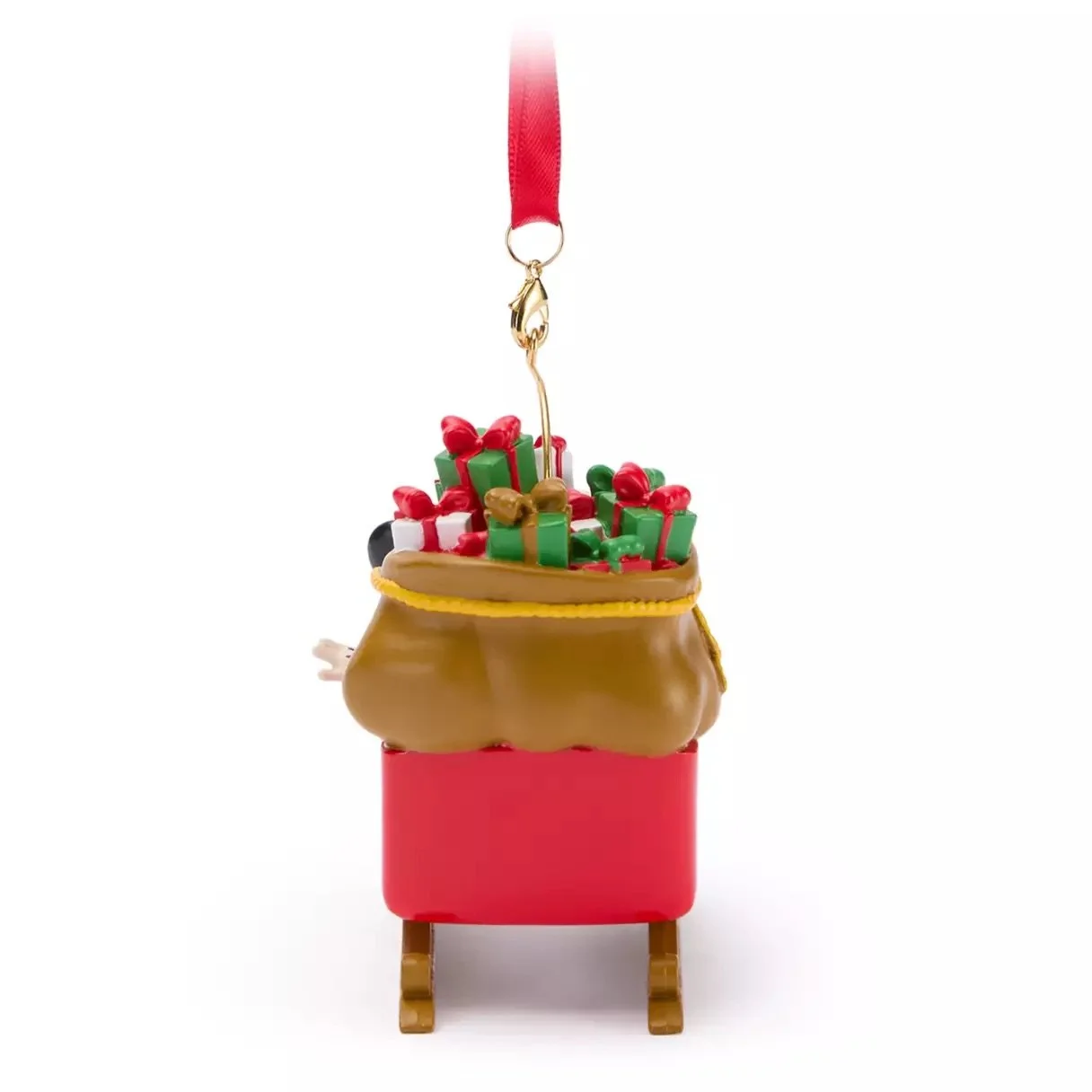 Santa Mickey &amp; Minnie in Sleigh Holiday Ornament