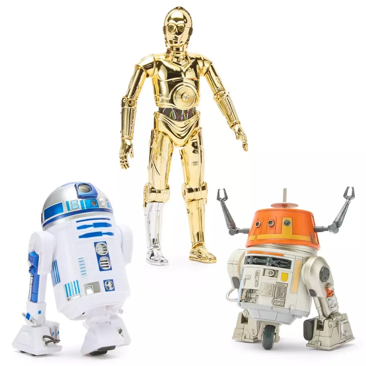 R2-D2, C-3PO and C1-10P Talking Action Figure Set