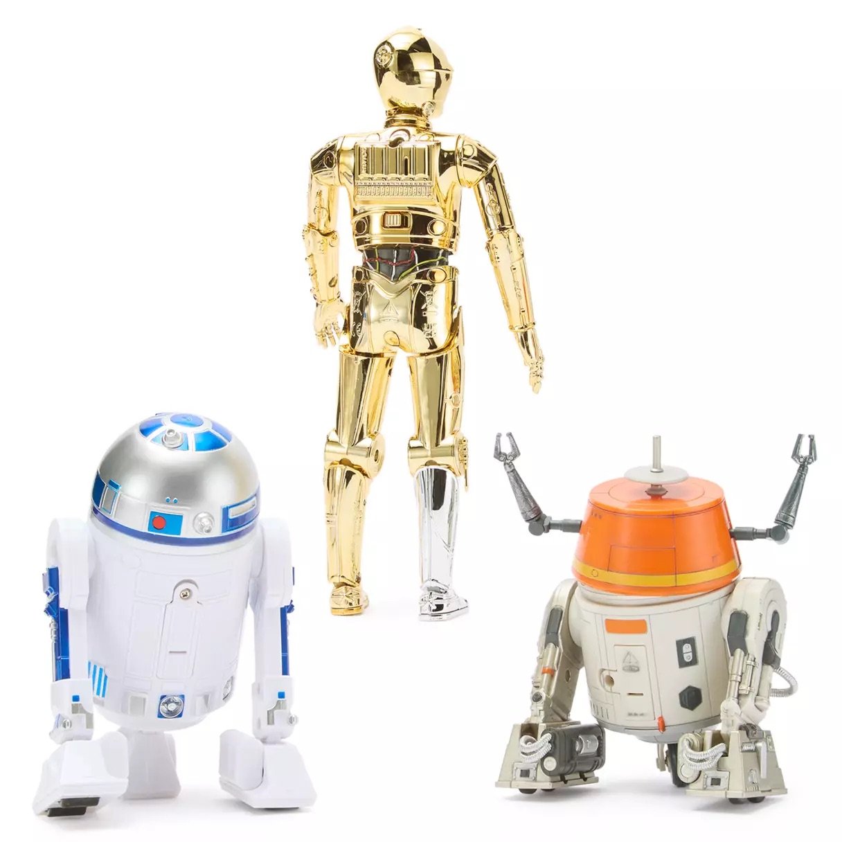 R2-D2, C-3PO and C1-10P Talking Action Figure Set