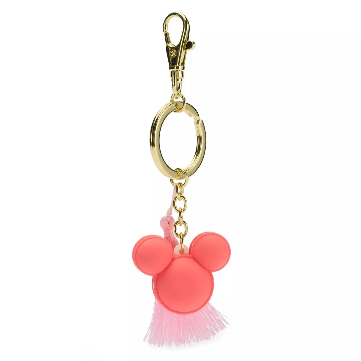 Mickey Icon Pink Macaron Keychain