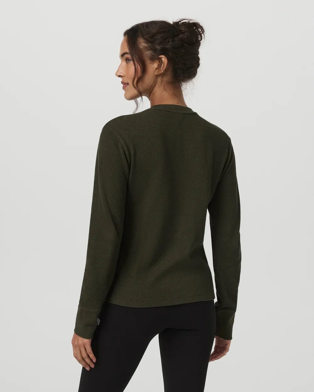 Long Sleeve Waffle Top