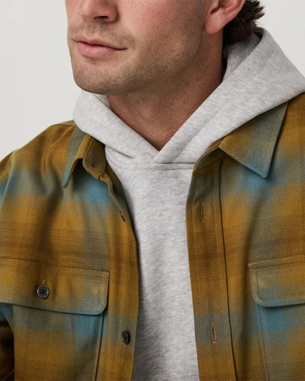Long Sleeve Flannel Button Down Shirt