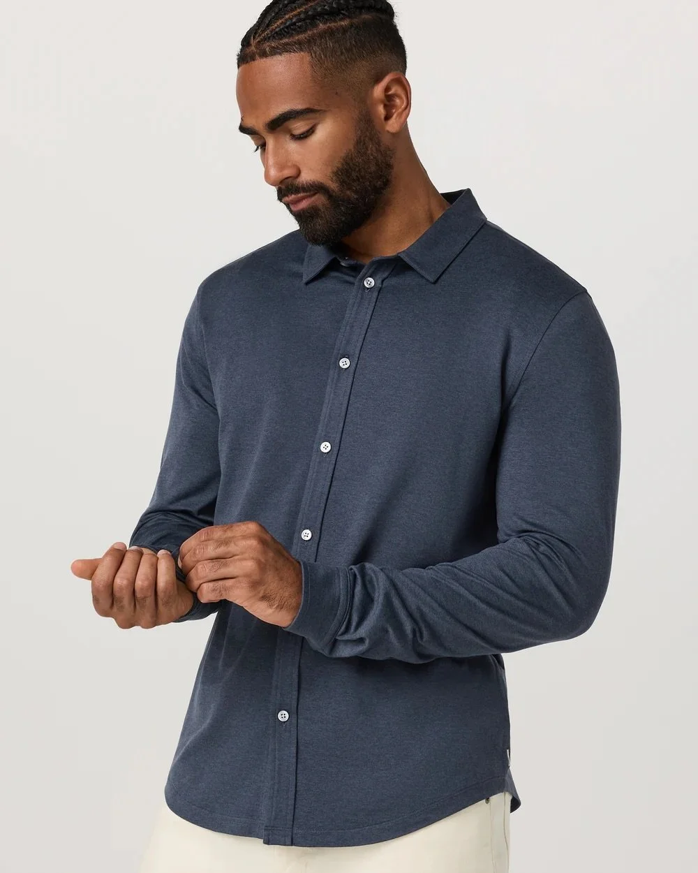 Long Sleeve Ponto Button Down Shirt