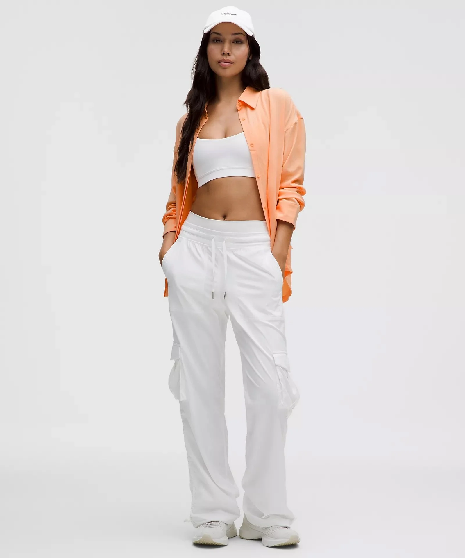 Long Button-Front Shirt