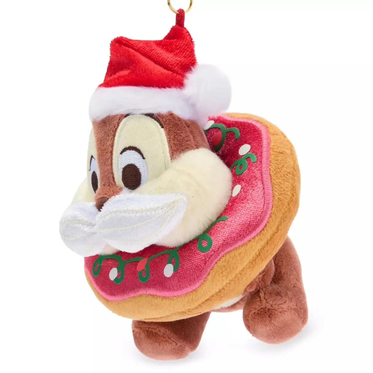 Chip Santa Donut Plush Keychain