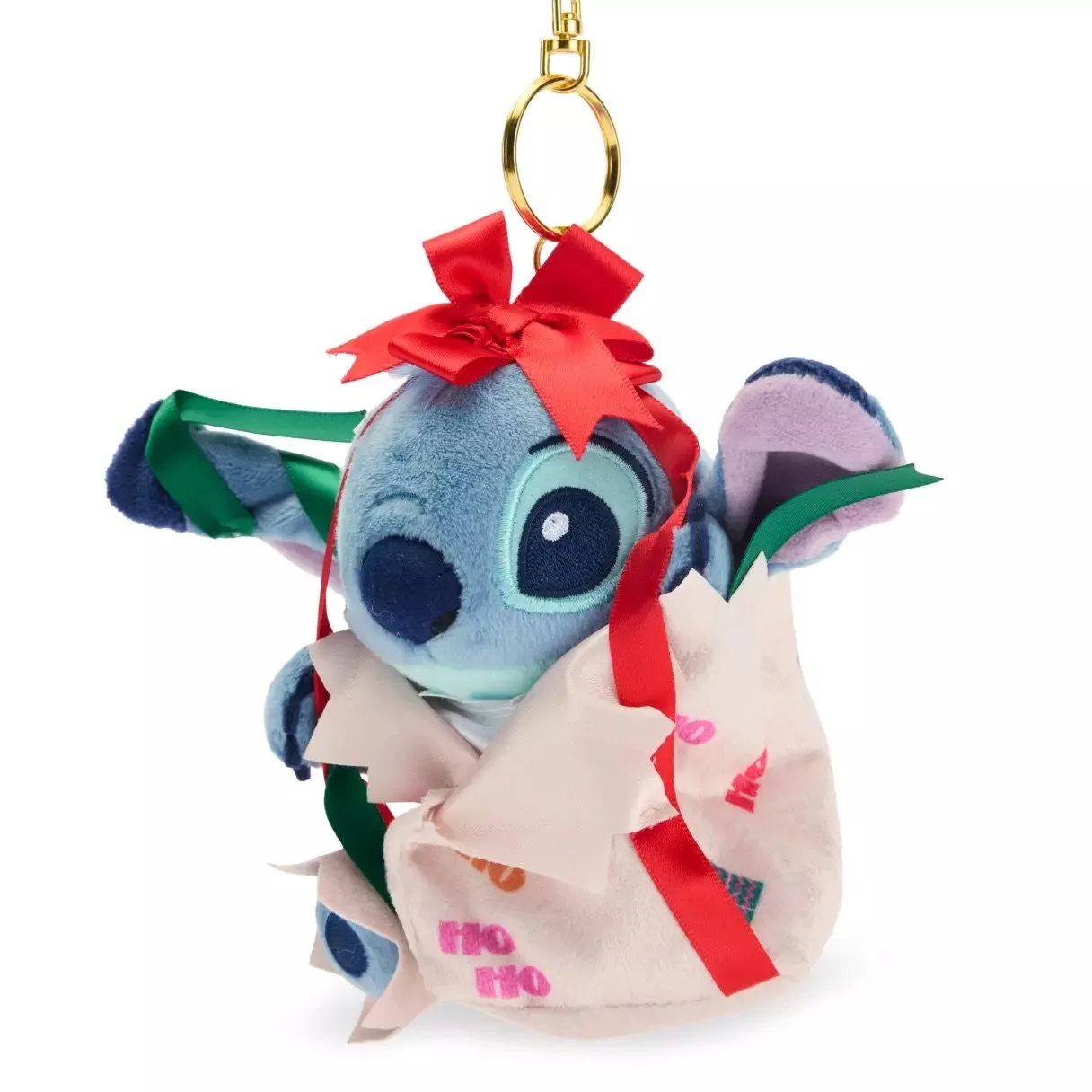 Stitch Holiday Plush Keychain
