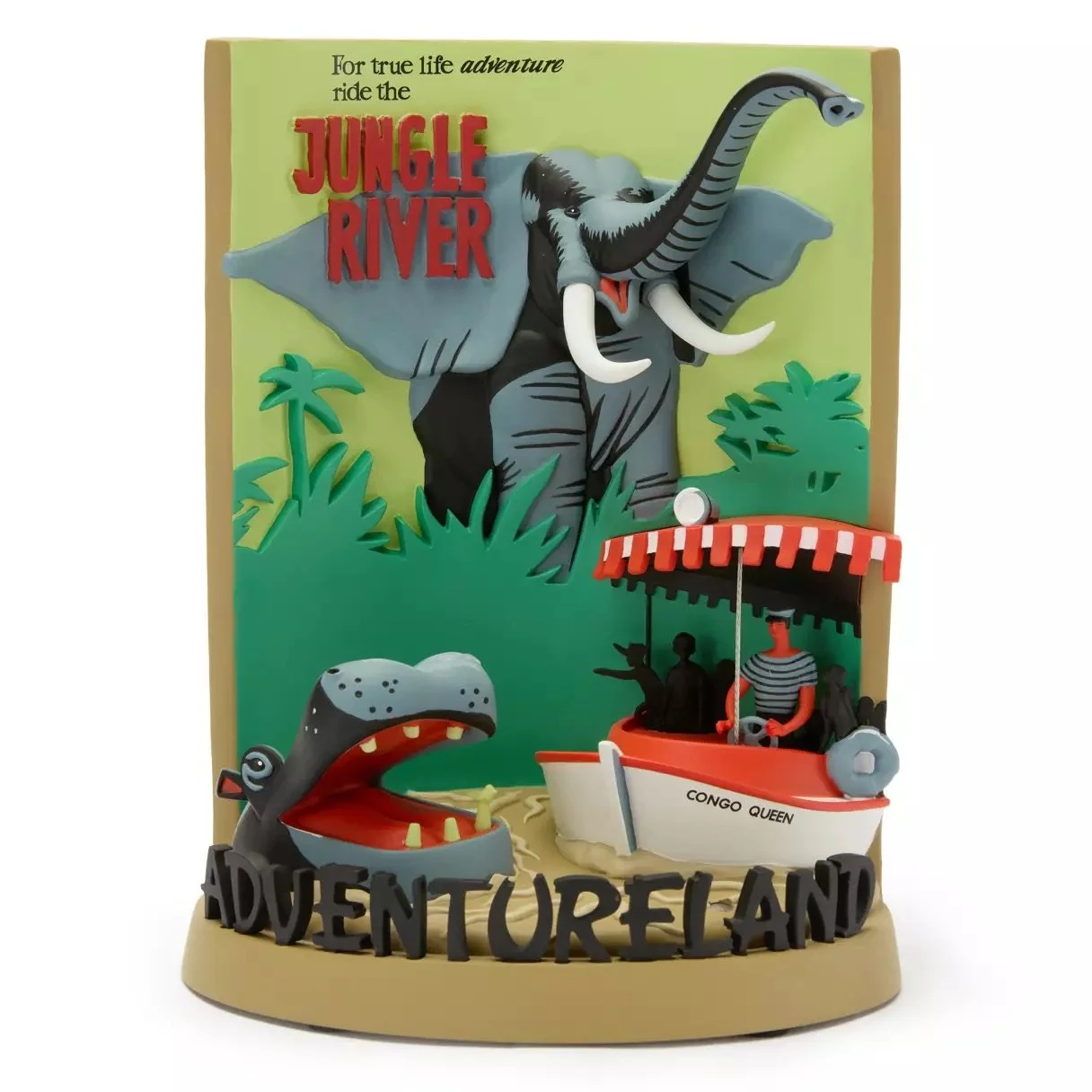 Jungle River 3D Attraction Poster Light-Up Figure