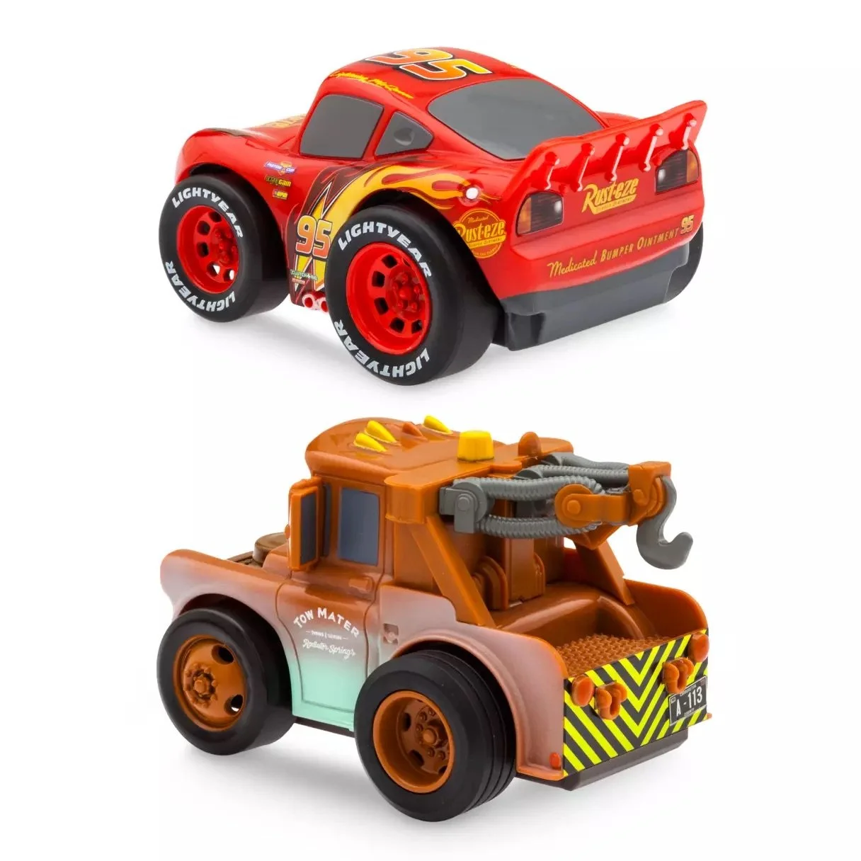 Lightning McQueen &amp; Tow Mater Pullback Stunt Vehicles Set