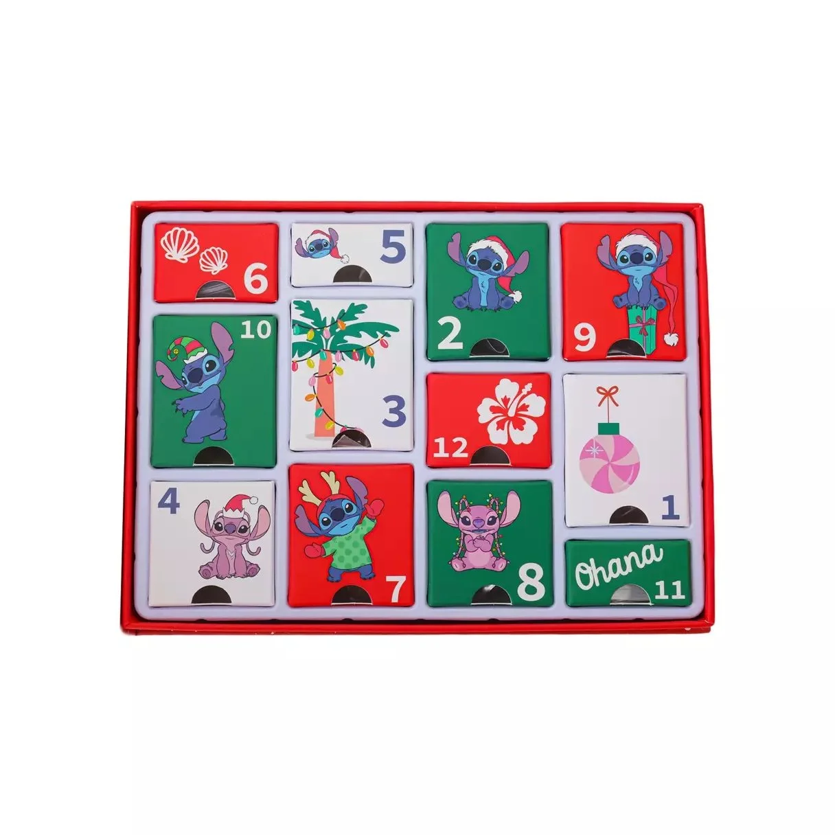 Lilo &amp; Stitch Holiday Advent Calendar Jewelry Gift Set