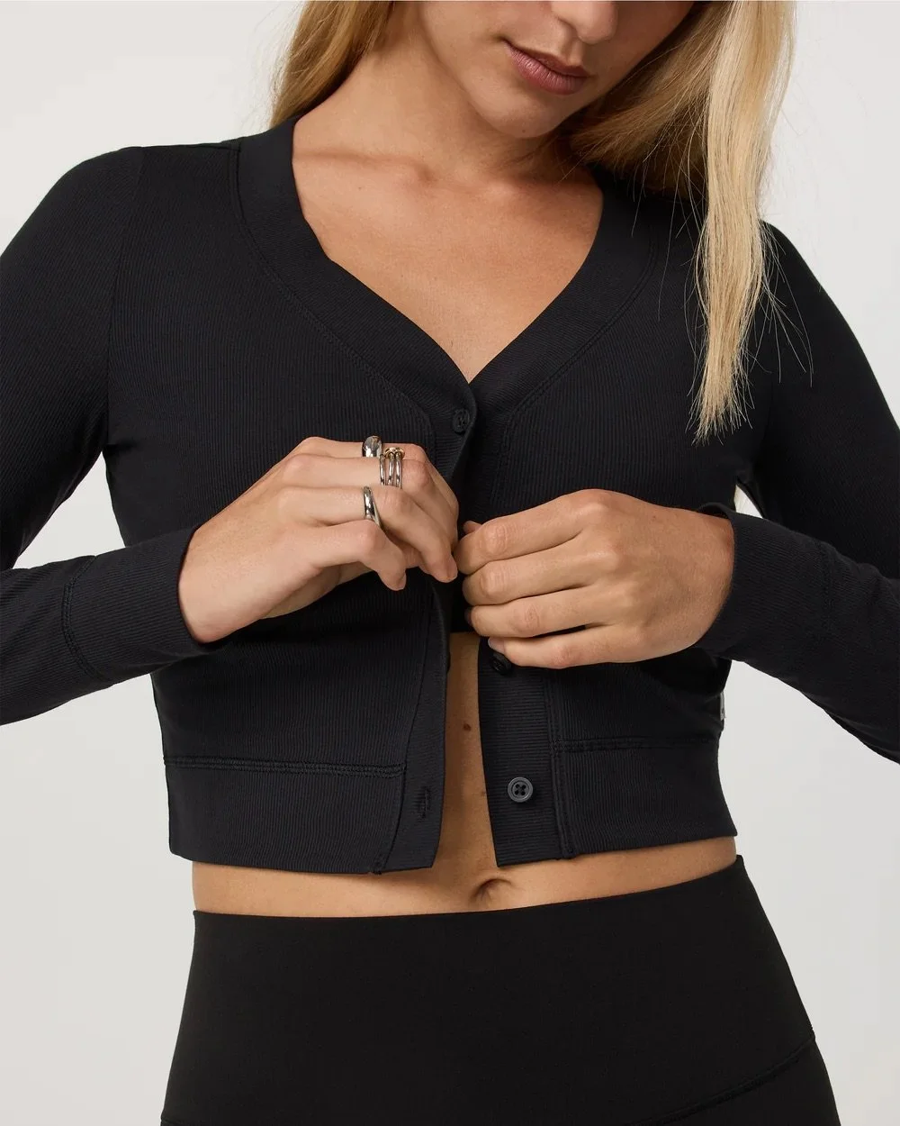 Long Sleeve Pose Mini Cardigan