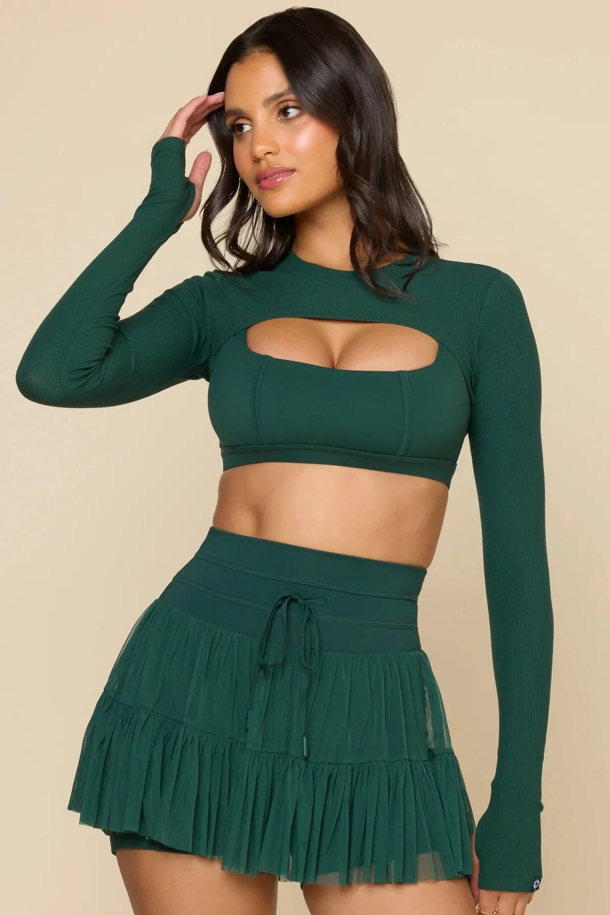 Relevé Ribbed Shrug