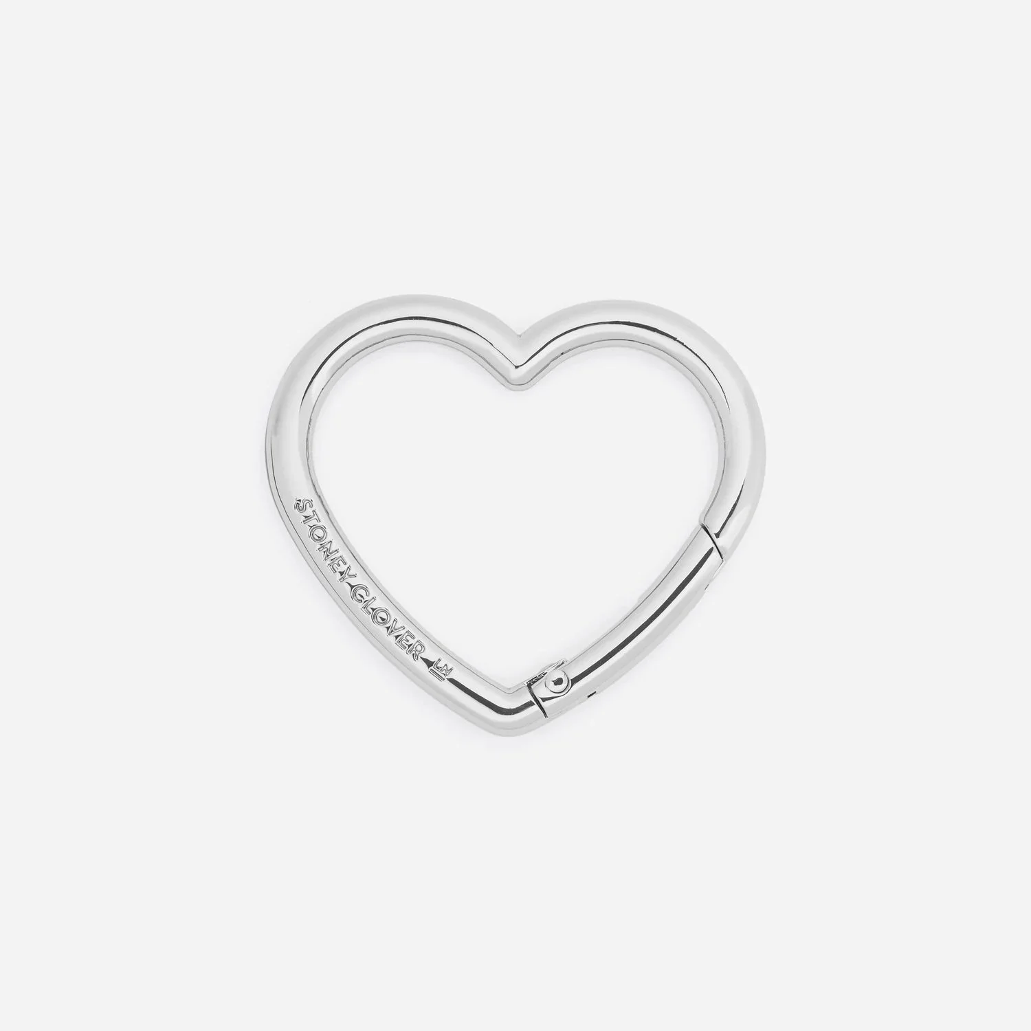 Silver Heart Carabiner