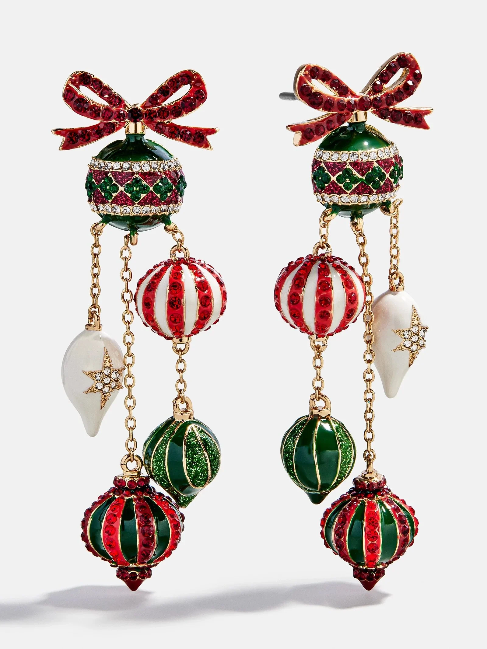 Ornamental Christmas Statement Earrings