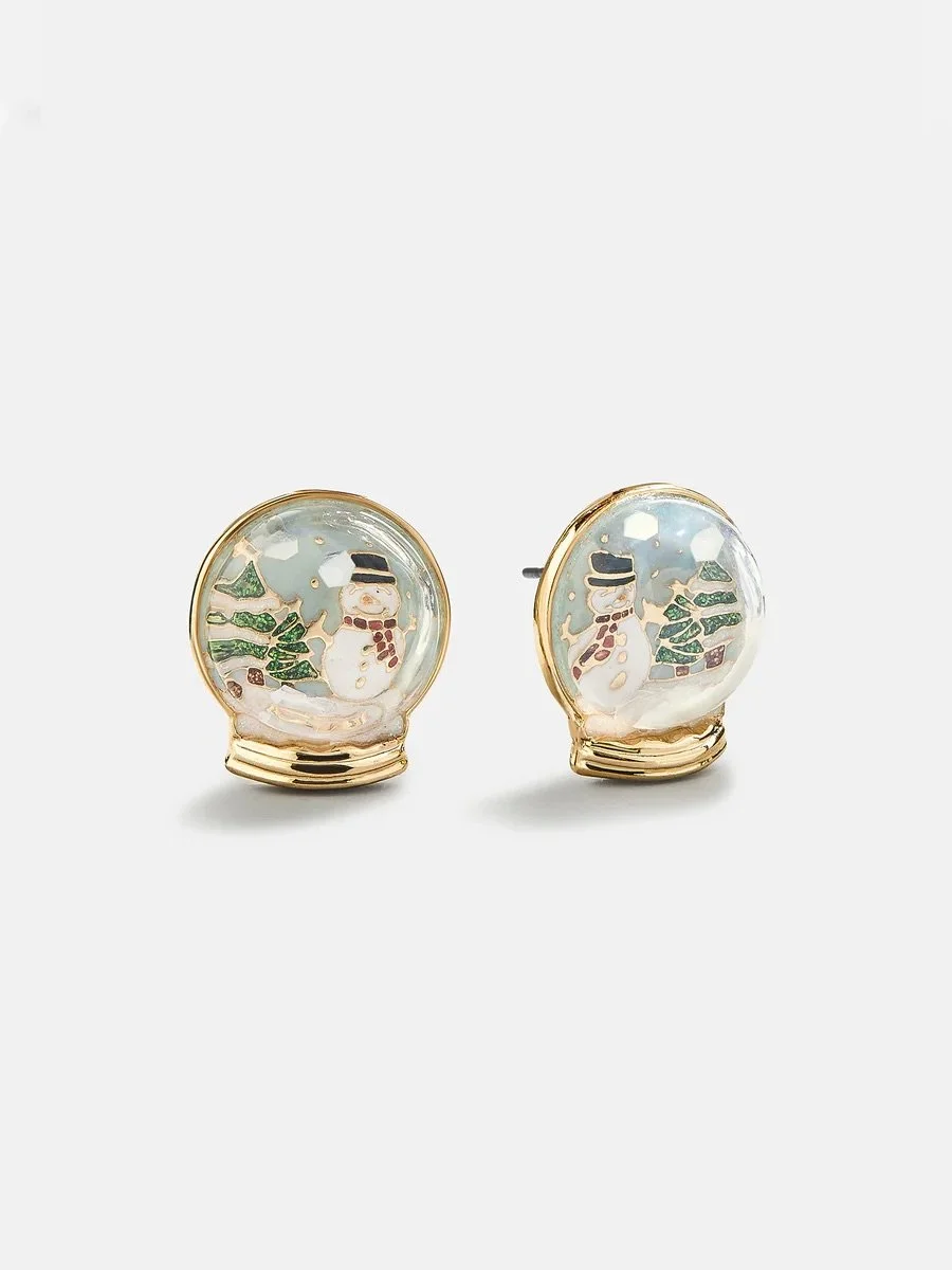 Let It Snow Globe Earrings
