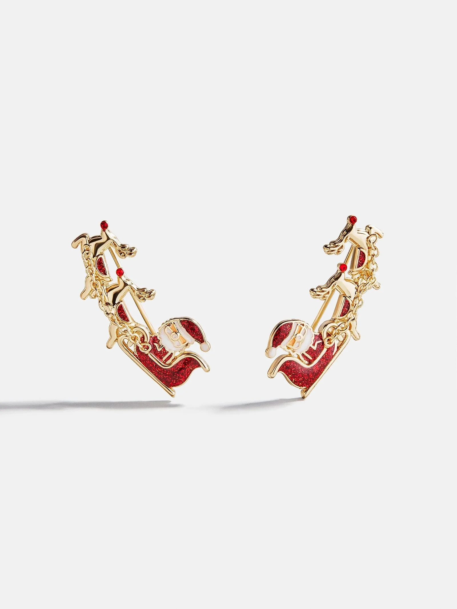 Reindeer Ride Crawler Earrings
