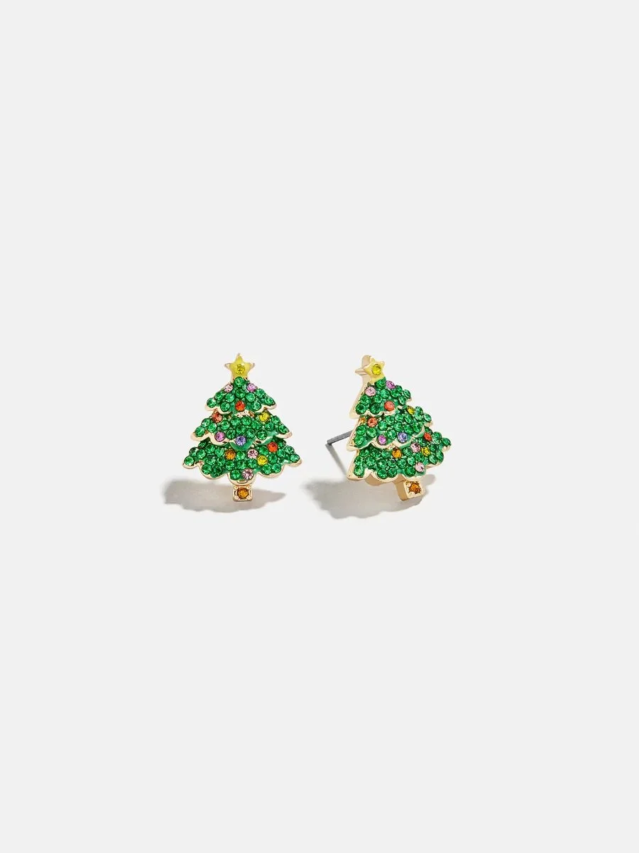 Christmas Tree Stud Earrings