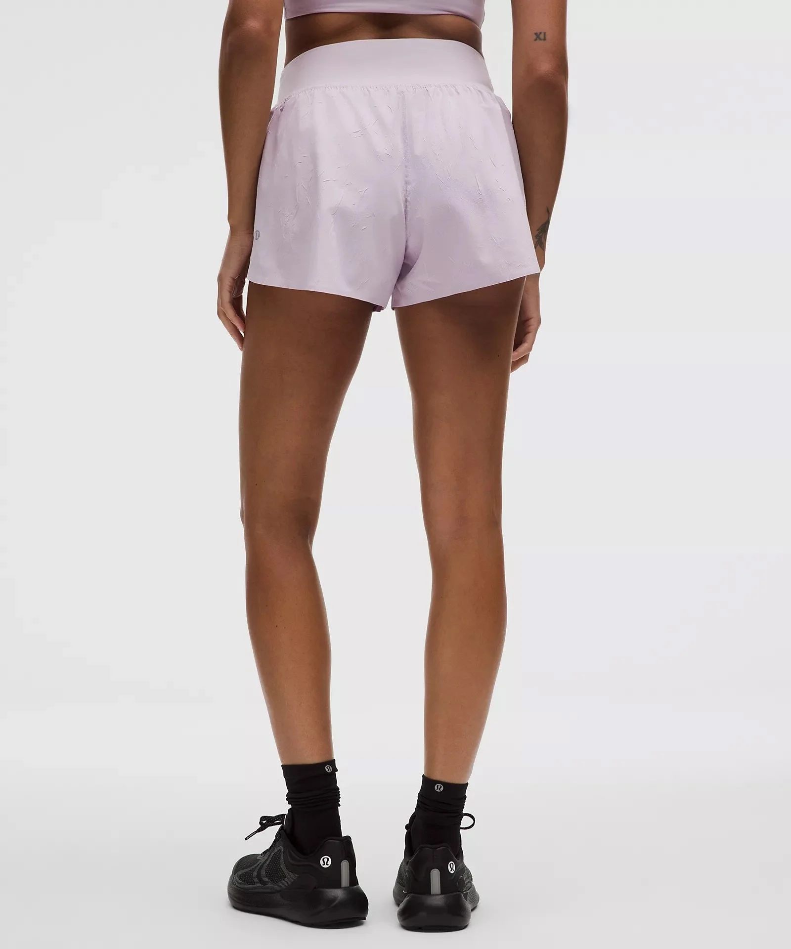 Fast and Free High-Rise Split Short 3" Crinkle