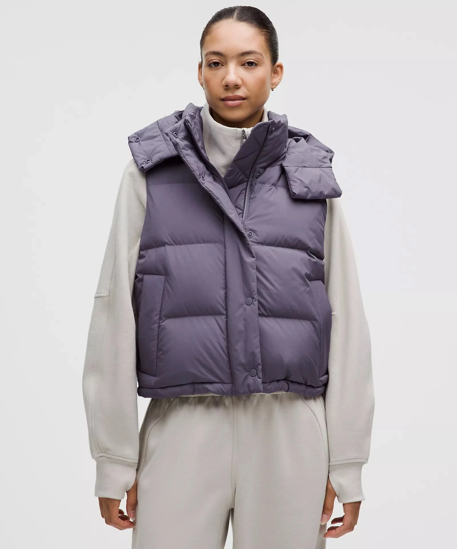 Wunder Puff 600-Down-Fill Cropped Vest