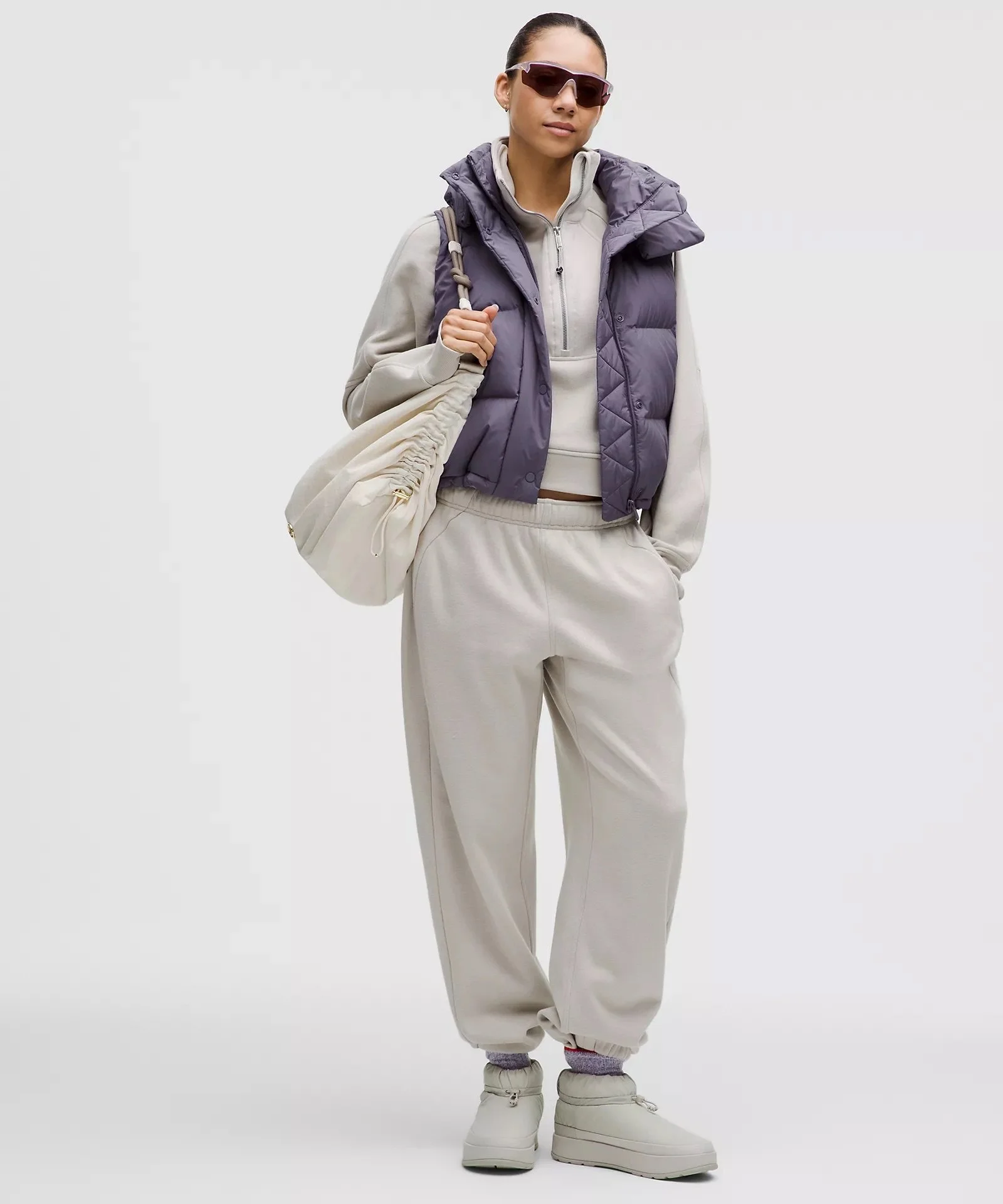 Wunder Puff 600-Down-Fill Cropped Vest