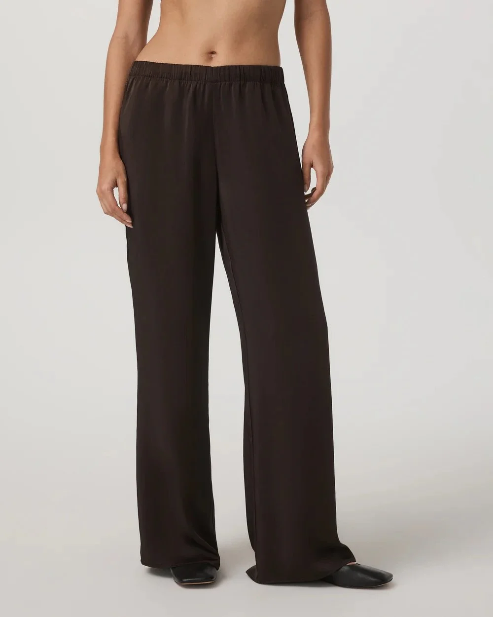Nova Satin Wideleg Pant