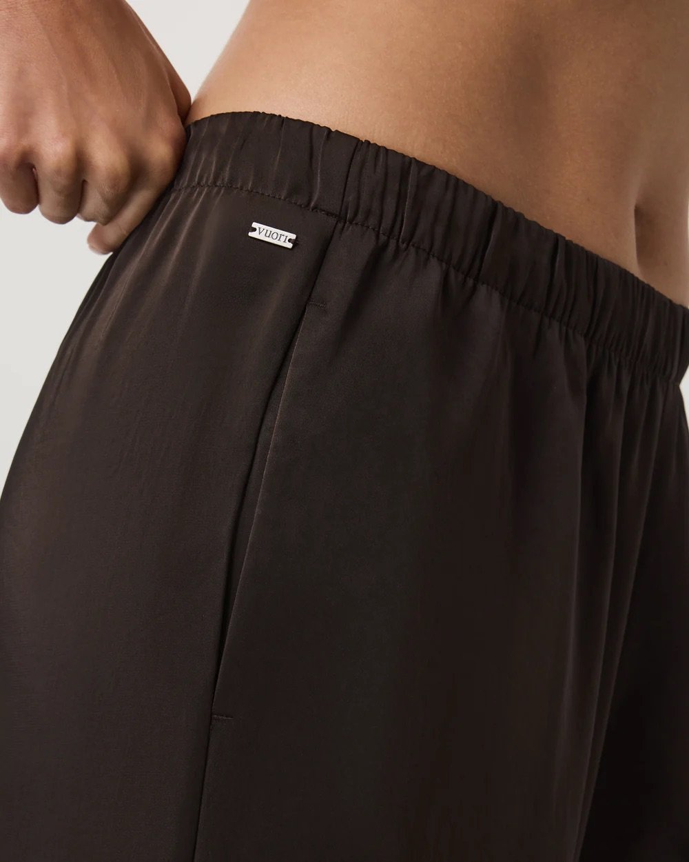 Nova Satin Wideleg Pant