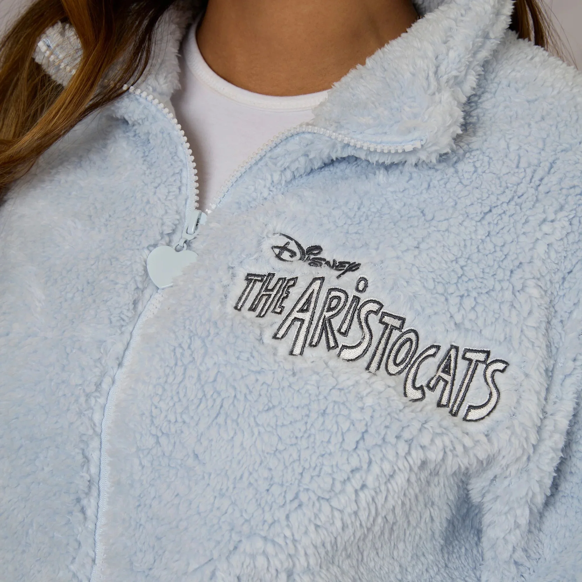 The Aristocats Embroidered Sherpa Jacket