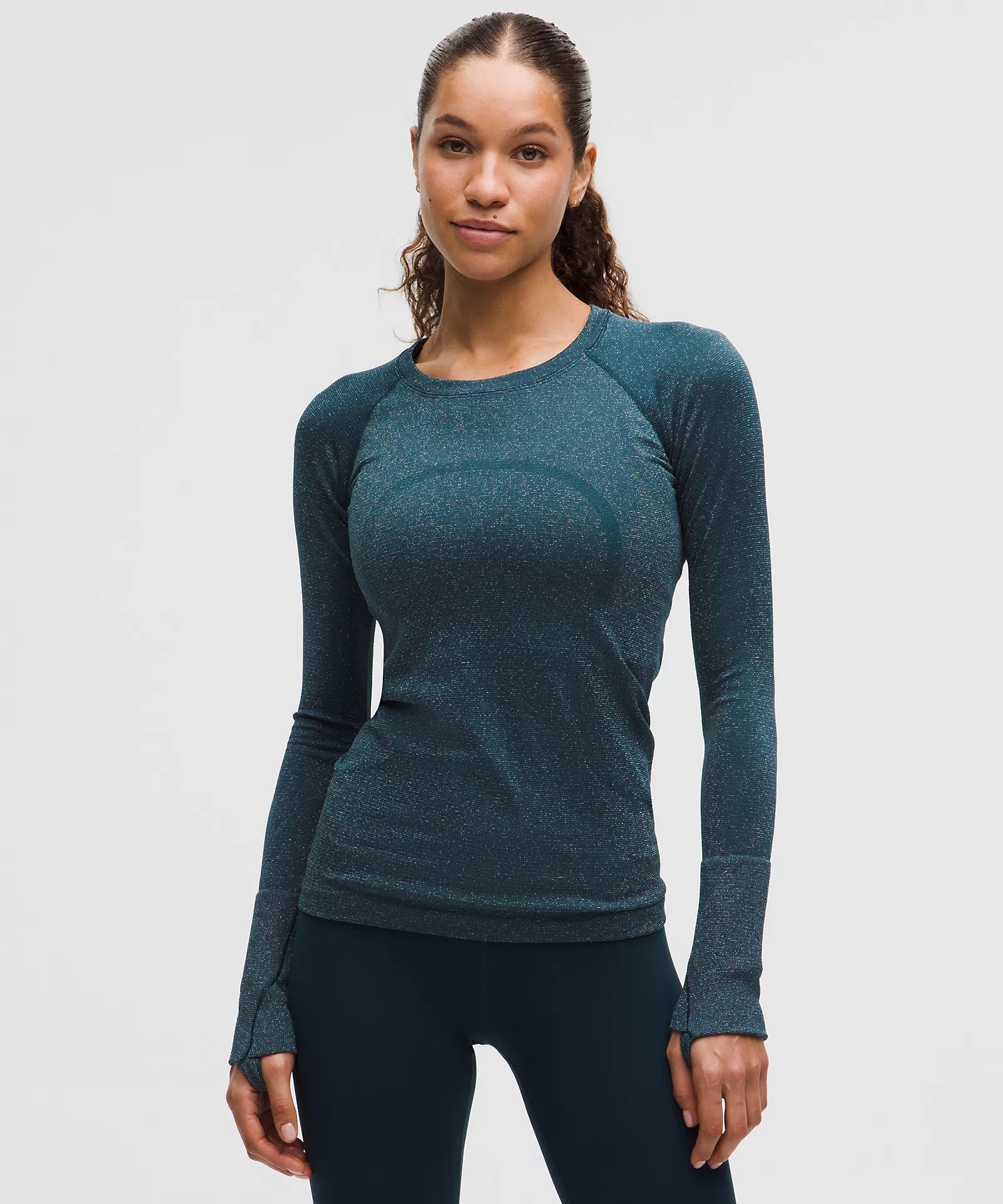 Swiftly Tech Long-Sleeve Shirt 2.0 Hip Length Sparkle